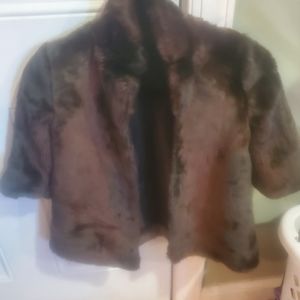 J crew  fur1 jacket